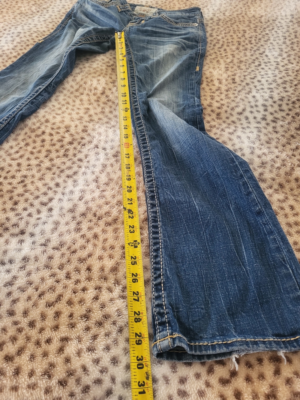 Big Star Women's Faded Blue Bootcut Jeans 25x30 - Picture 6 of 10